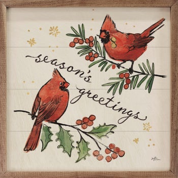 Christmas Lovebirds X Branch By Janelle Penner